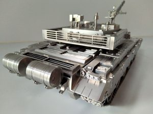 CNC machined Battle Tank Model