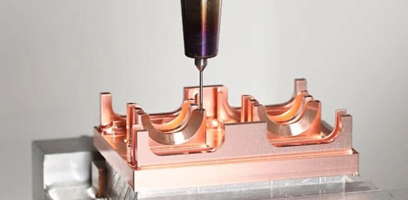 CNC milling copper