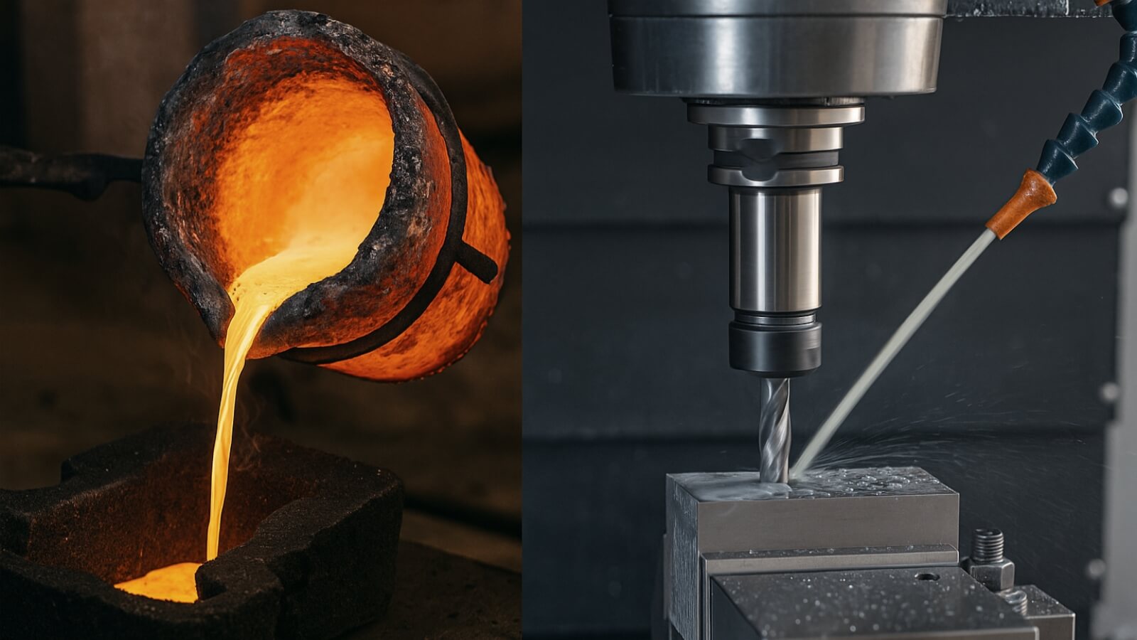 Casting vs Machining: Differences, Similarities and 12 Factor Comparison