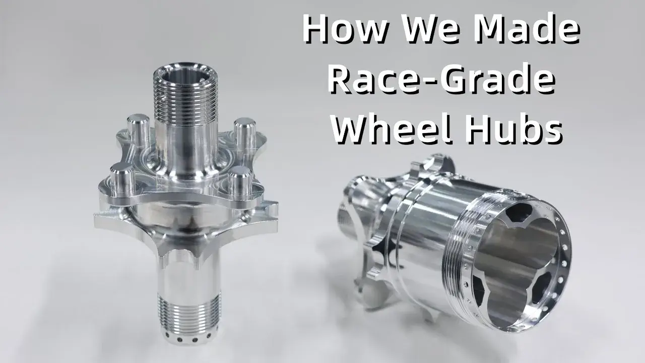 CNC machining custom wheel hubs manufacturing process video