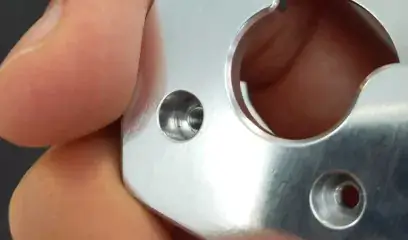 pieza con acabado superficial mecanizado