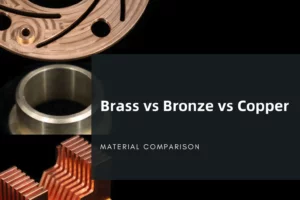 Laiton contre bronze contre cuivre